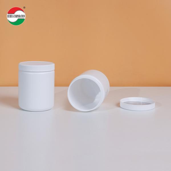 600ml Clear Plastic Cylinder HDPE Bottle For Medicine Packaging With Good Sealing Eco-Friendly HDPE600-D146