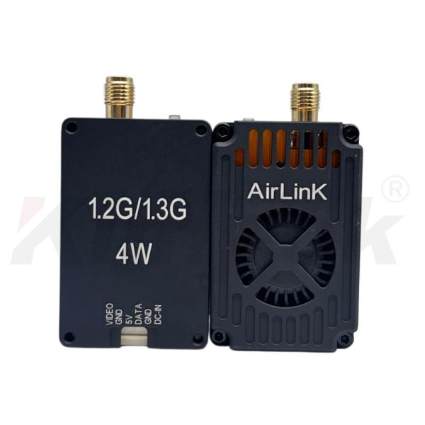 Kimpok AirLink AL1304 1.2GHz/1.3GHz 4W High-Power Wireless Video Data Transmission Module | Long Distance Analog Signal Sender
