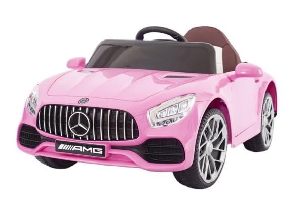 12V Electric Car for Children 2-Seat Ride-On Toy in Red White Yellow or Pink