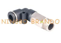 poussée de 1/2 » 12mm pour relier les embouts de durites pneumatiques de coude masculin prolongé