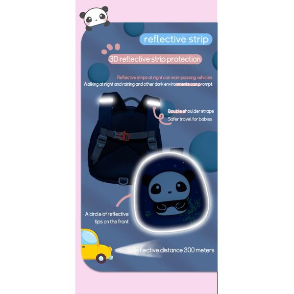 Panda Kindergarten Cute Preschool Backpacks Toddlers Personalised Childrens Backpack