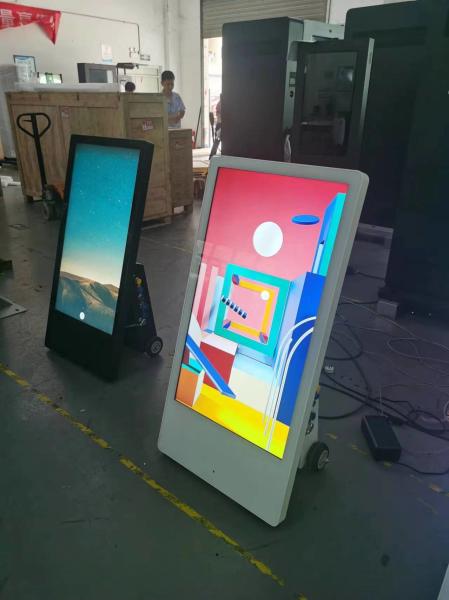Cartão Digital LCD de 43 polegadas toque inteligente portátil A maneira perfeita de atrair clientes para o seu pequeno negócio