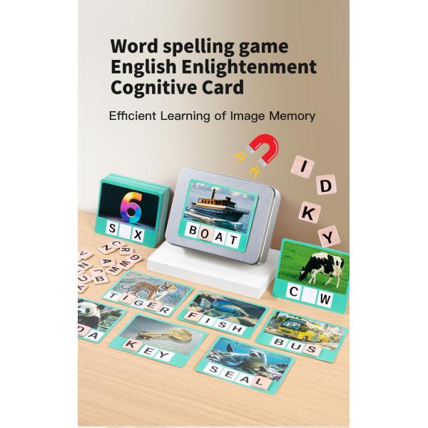 Kids Alphabet Phonics Games Learning Abc Magnets Toys Toddler Cvc Word Games Magnetic Letters Flash Cards