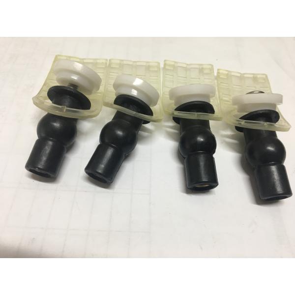 Cross Head Toilet Mounting Hardware , Rubber Expansion Toilet Seat Cover Screws