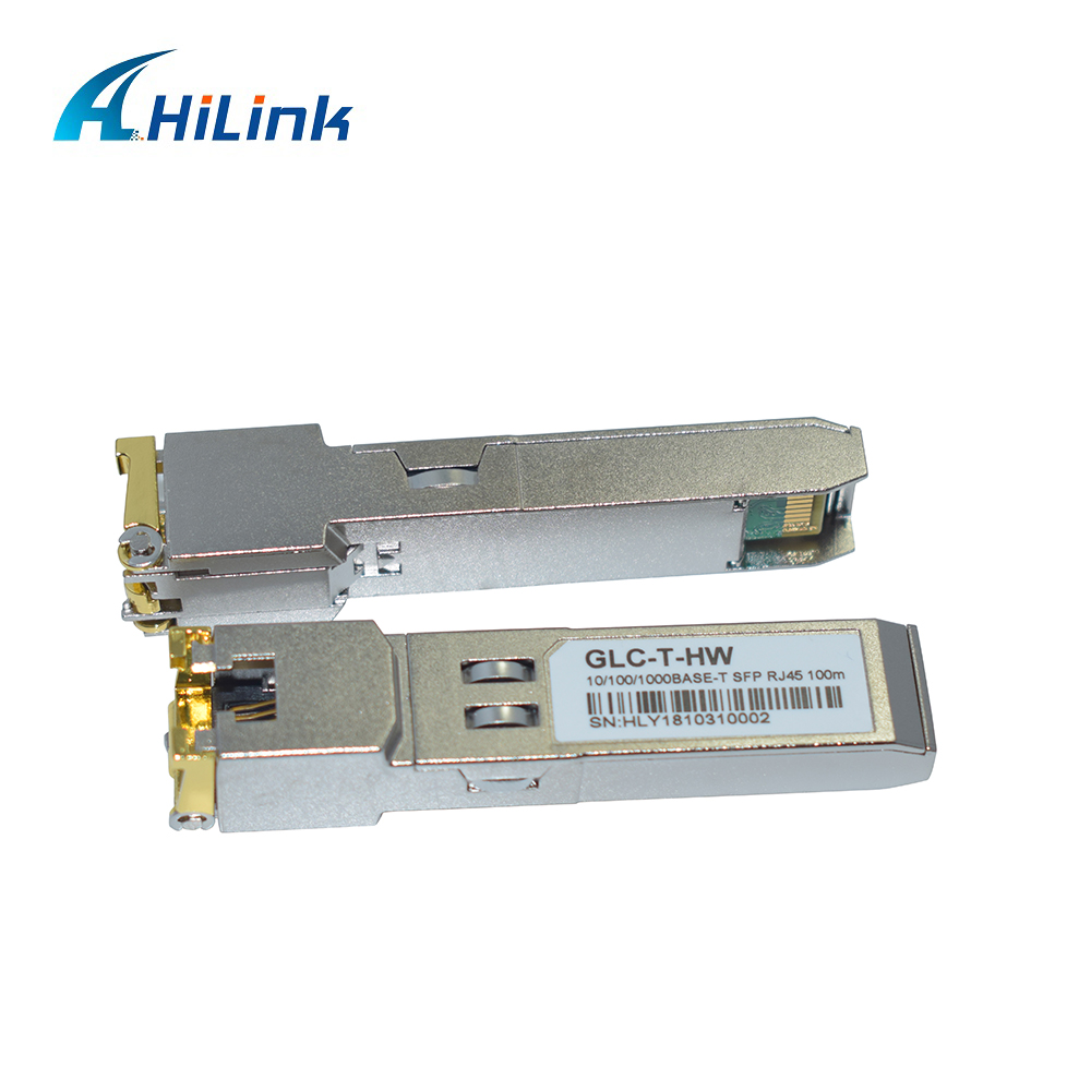 Промышленная медь 100BASE-T SFP 155M/s RJ45 ранга для быстрых локальных сетей
