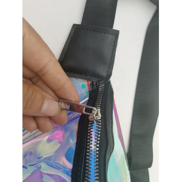 Transparent PVC Bum Bag Fashion Reflective Waist Bags Holographic Laser Fanny Pack