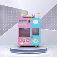 Telecontrole sem fio da máquina de venda automática 350Kg do algodão doce do robô 700W-2500W