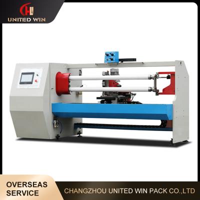 Double Shaft Automatic Cutting Rewinding Machine For Mara Tape PE Protective Film Copper Aluminum Foil