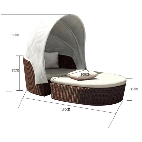 Балкон пляжный кресло спальни тканевый ратан круглый шезлонг