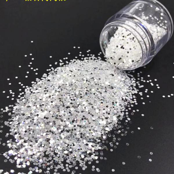 Other Holiday Supplies Slinky Silver Glitter Cosmetic Metallic Ultra Fine and Chunky Glitter for DIY Projects