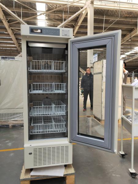 Um forçado real de 4 graus PROMED - congeladores do sangue refrigerar de ar 208 litros com Heater For Hospital Laboratory Equipment