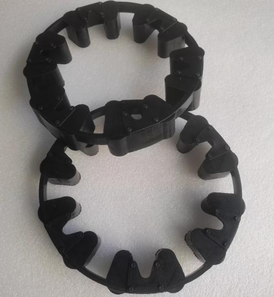 12 Toothes PRK Rubber Coupling for Coupling Spider in OD175mm x ID106mm x T25mm in Black Color