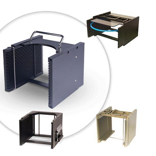 6 polegadas 5 slots de expansão Wafer Hoop Ring Cassette para armazenamento de expansão Wafer e proteção