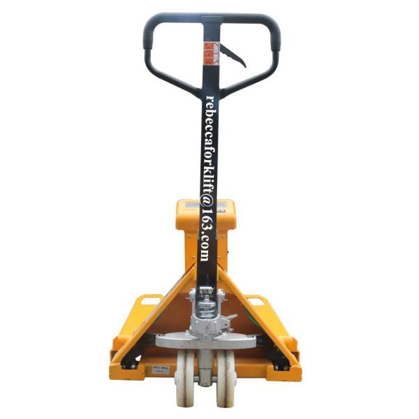 3000kg Hand Pallet Lift Truck With Easily Replaceable Guide Wheels Durable