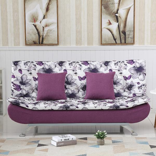 Other Sofa Bed Folding Love Seat Double Futon Convertible Couch Sleeping 3 Seater with Metal Frame