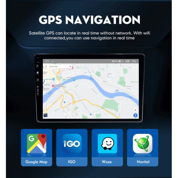 9 дюймовый авто DVD-плеер Android навигация с 6 128 ГБ 4G Wifi GPS Dsp Rds AM Двойной дини автомобильное радио