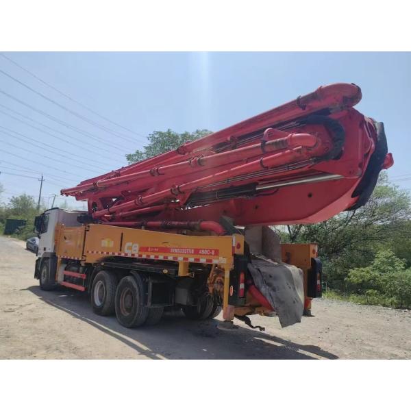 Mercedes Benz chassis 49m truck mounted concrete pump truck Sany Heavy Industry price