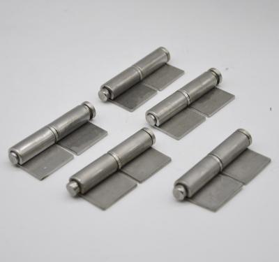 Stainless steel welding hinge SBH2312 for steel gate, material SS304, size:46X23X1.5mm, 54X27X2.0mm