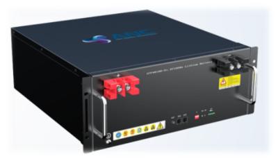 Bateria de armazenamento de lítio empilhável LiFePO4 caixa 3U 4850