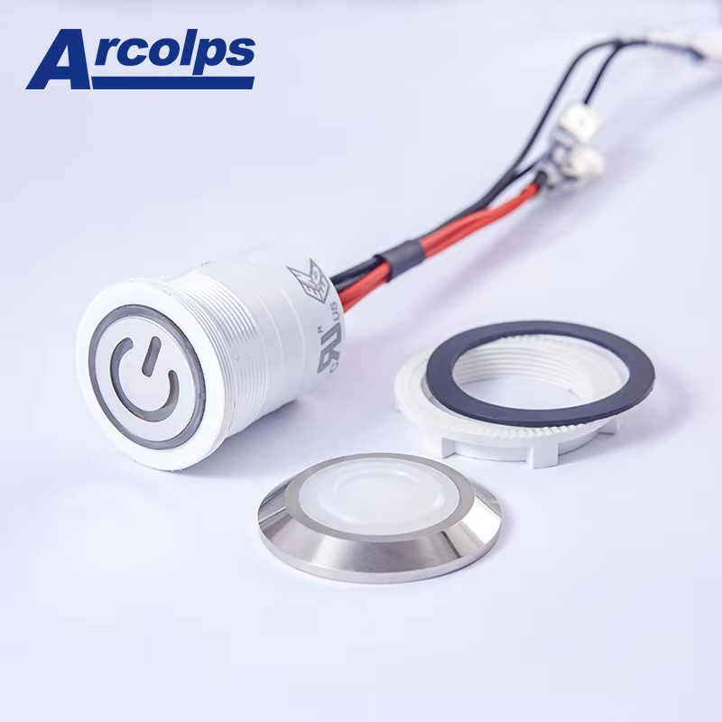 Waterproof 10A Push Button Switch 30mm IP67 High Temperature Push Button Switch