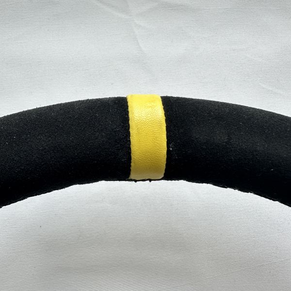 DELUXON 14Inch Racing Steering Wheel Suede 350mm Wheels Aluminum Frame PCD 6x70mm Deep 70mm Car/Game Universal