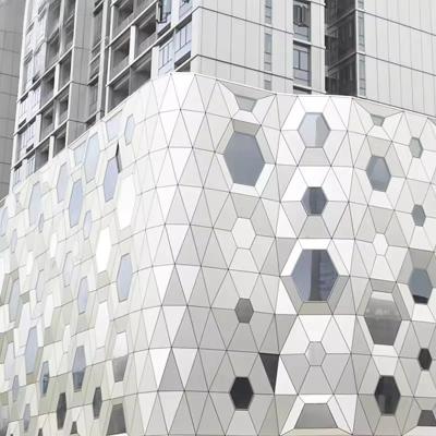Customizable Curtain Wall Glazing System with Aluminum/Glass/Steel Material On-site/Pre-fabricated Installation