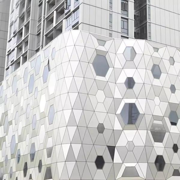 Class 4 Waterproof Folding Curtain Wall Glazing System with Powder Coating