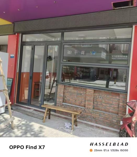 folding window aluminum balcony vertucal