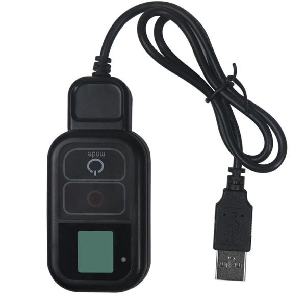 0.8 Inch LCD Waterproof Wireless WiFi Remote Control With USB Charger Cable For GoPro Hero 5 4 3+ 3