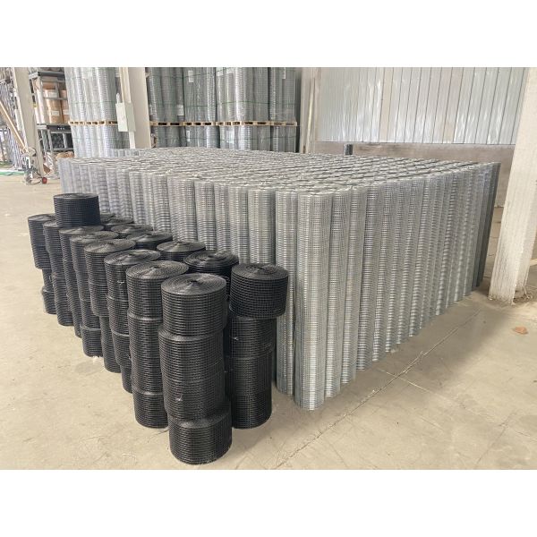 Green / Black PVC Coated Stainless Steel Welded Wire Mesh Hardware Cloth