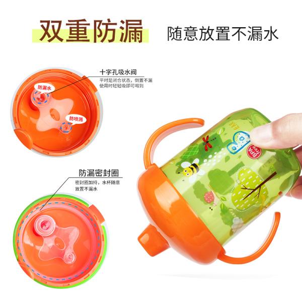 Прозрачная детская чашка для питья без помех.