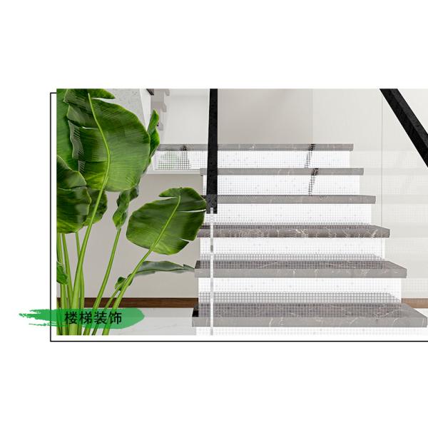 PVC Mosaic Peel And Stick Wallpaper Hotel 3D Mosaic Wallpaper Self Adhesive