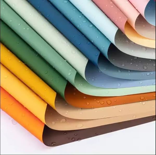 Solid Color Paper Flower Packaging Paper Waterproof Florist Bouquet Packaging Wrapping Paper For Fresh Flowers Wholesale