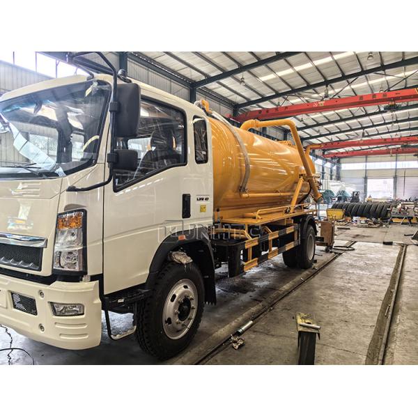 NEW Sinotruk HOWO 10cbm Septic Fecal Suction Tank Vacuum Tanker Truck Price