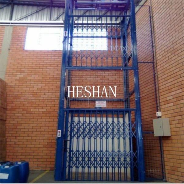 Industrial 1 Ton Cargo Lift Elevator Warehouse Hydraulic Goods Lift