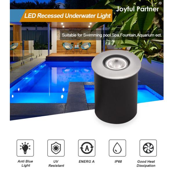 Мини DMX бассейн светофор RGB встроенный бассейн ступеневые огни IP68