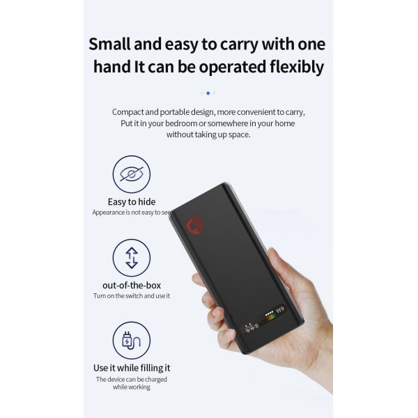 Handheld WIFI Repeater Built In 3 Antennas Signal Amplifier Booster 5.2G 5.8G 2.4G