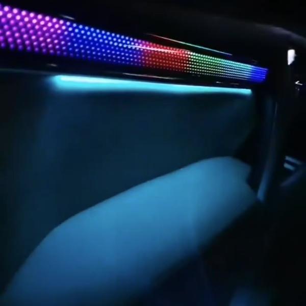 Ambient Light of Carbon Fiber dragon Scale model for Land cruiser