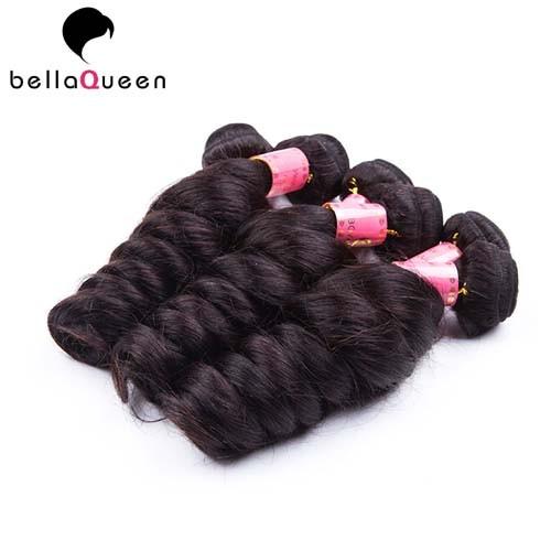 Cabelo malaio do Virgin da onda fraca não processada crua do Virgin Emaranhado-Livre