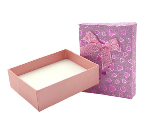 Special Paper Laminated 1200gsm Cardboard Gift Box With Ribbon