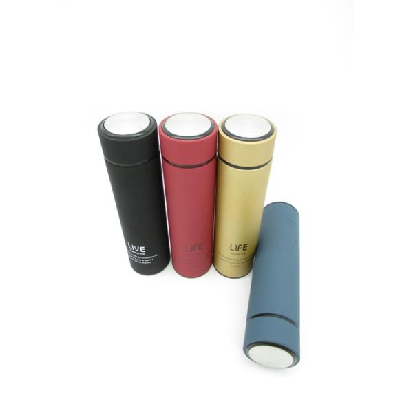 Metal Vacuum Rubber Thermos Sport Drink Bottle 500ml 360 ° Sealed Without Leakage