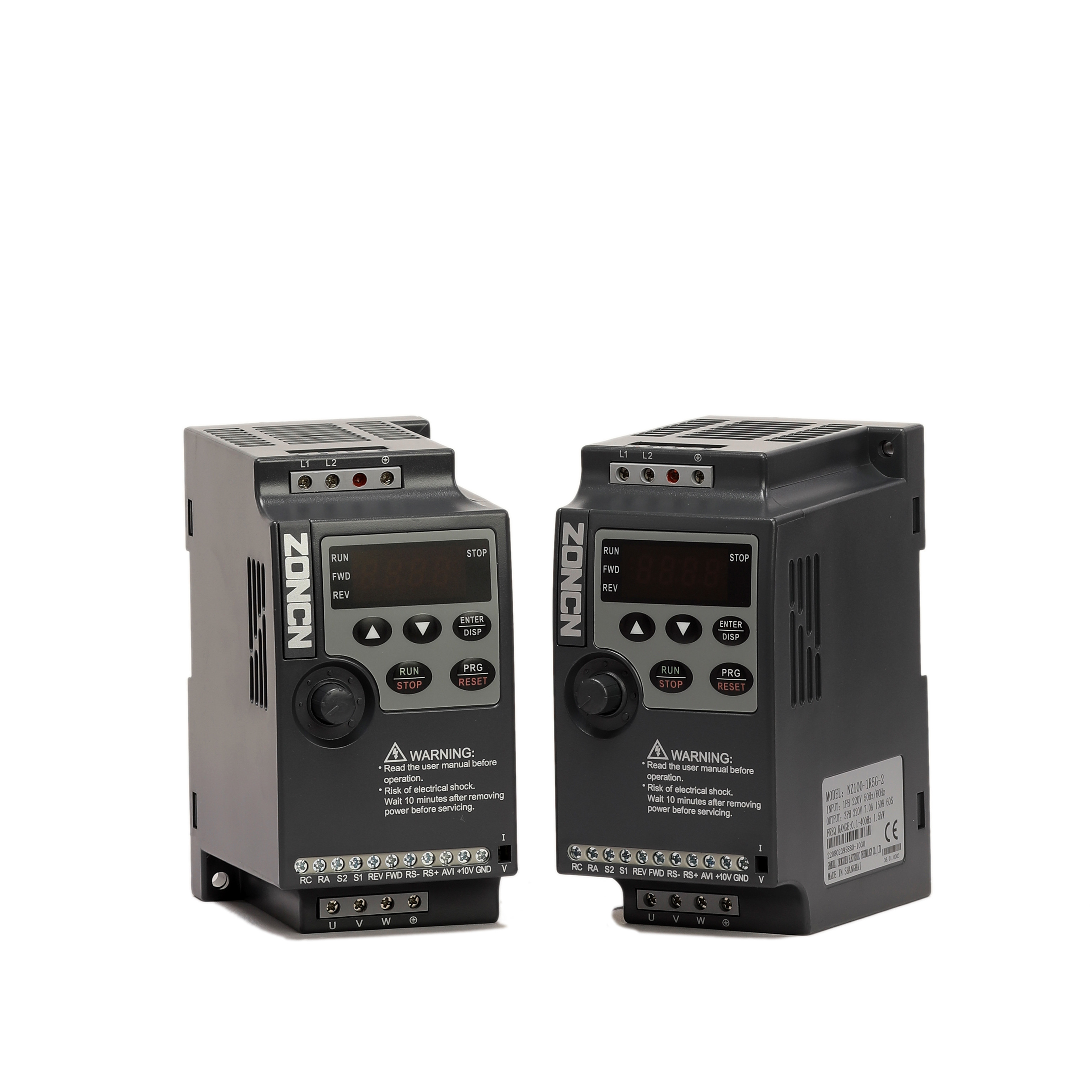 ZONCN NZ100 Низковольтный инвертор 220V 0,75KW Многофункциональный входный терминал
