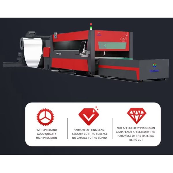 Fully Automatic CNC Laser Cutting Machine 20T Loading Capacity for Coil Sheet