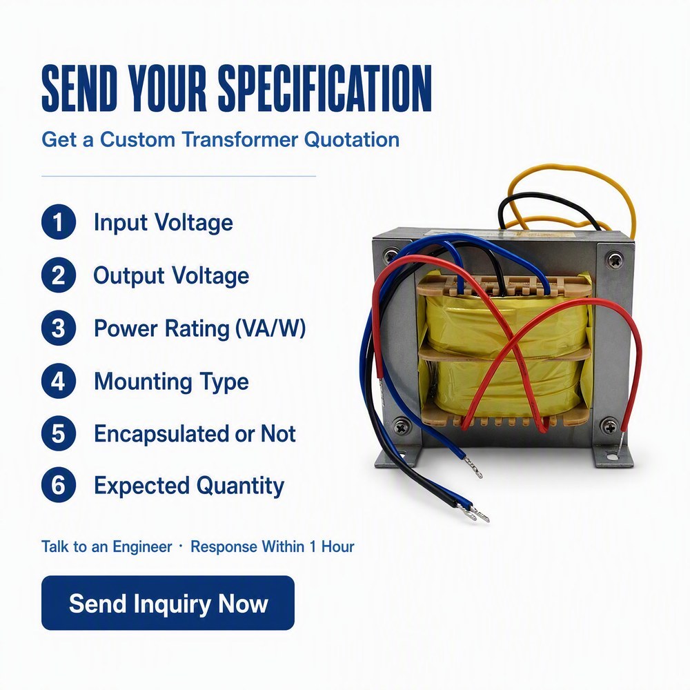 EI76 EI96 Industrial Control Transformer 50/60Hz AC Step Down Control Power Transformer With Lead Wires