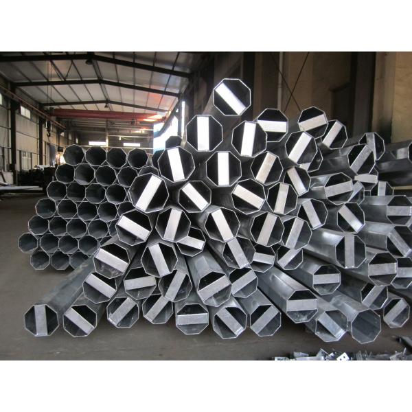 30FT Pollo de acero galvanizado sumergido en caliente para superposición o conexión de bridas a una altura de 4-50 metros