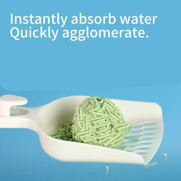 OEM Green Tea Cat Litter Dust Free Green Tea Kitty Litter Strong Absorption