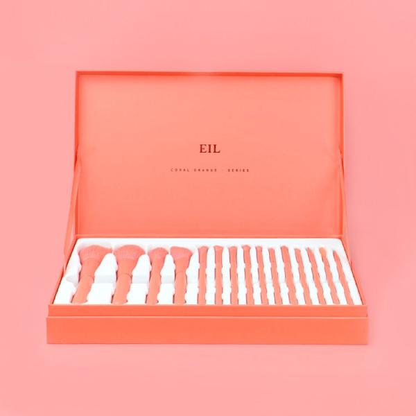 Щетки косметики бумаги подарочной коробки косметик макияжа картона коробка бумажной розовой Biodegradable изготовленной на заказ упаковывая