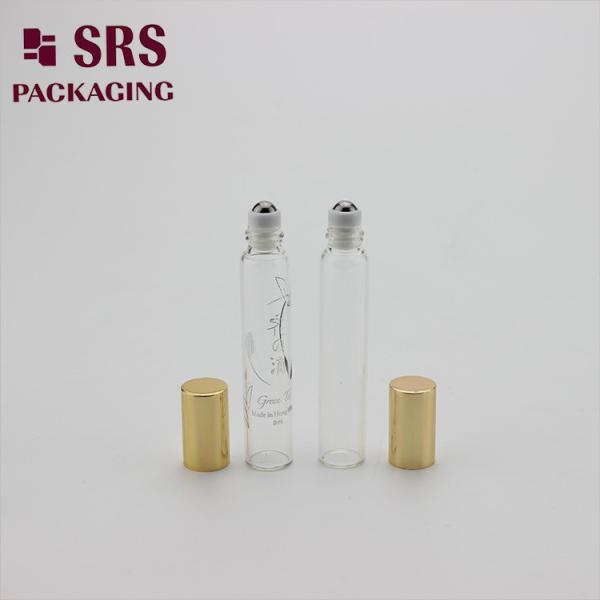 BLP-8ML roller ball glass pefume empty bottle with aluminum cap