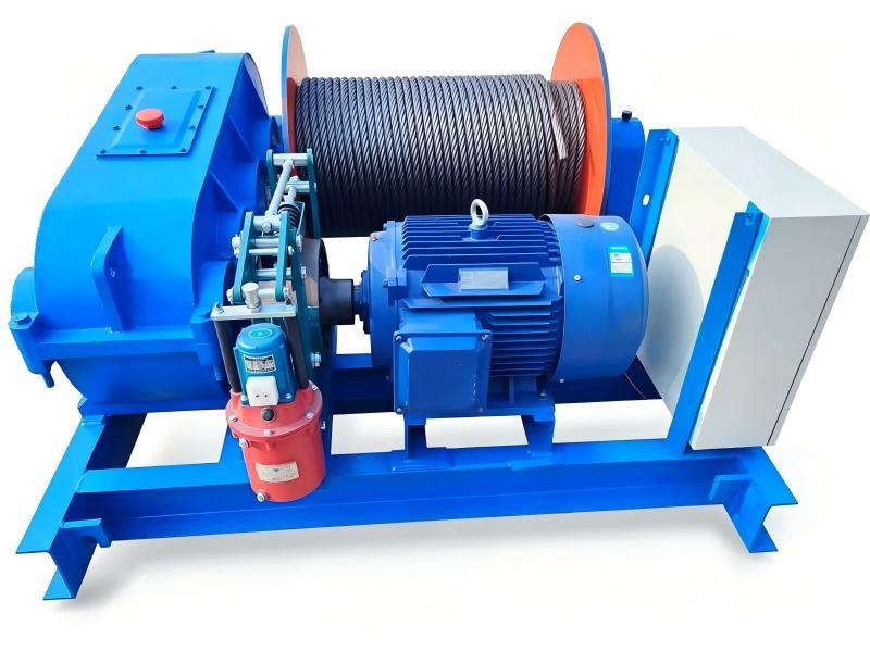 High Speed Wire Rope Electric Winch 1 Ton - 10 Ton Electric Winch Heavy Duty