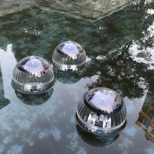 7 Color RGB Changing Underwater Ball Lamp Waterproof Solar Powered Yard Garden Fishing Pond Swimming Pool Floating Light